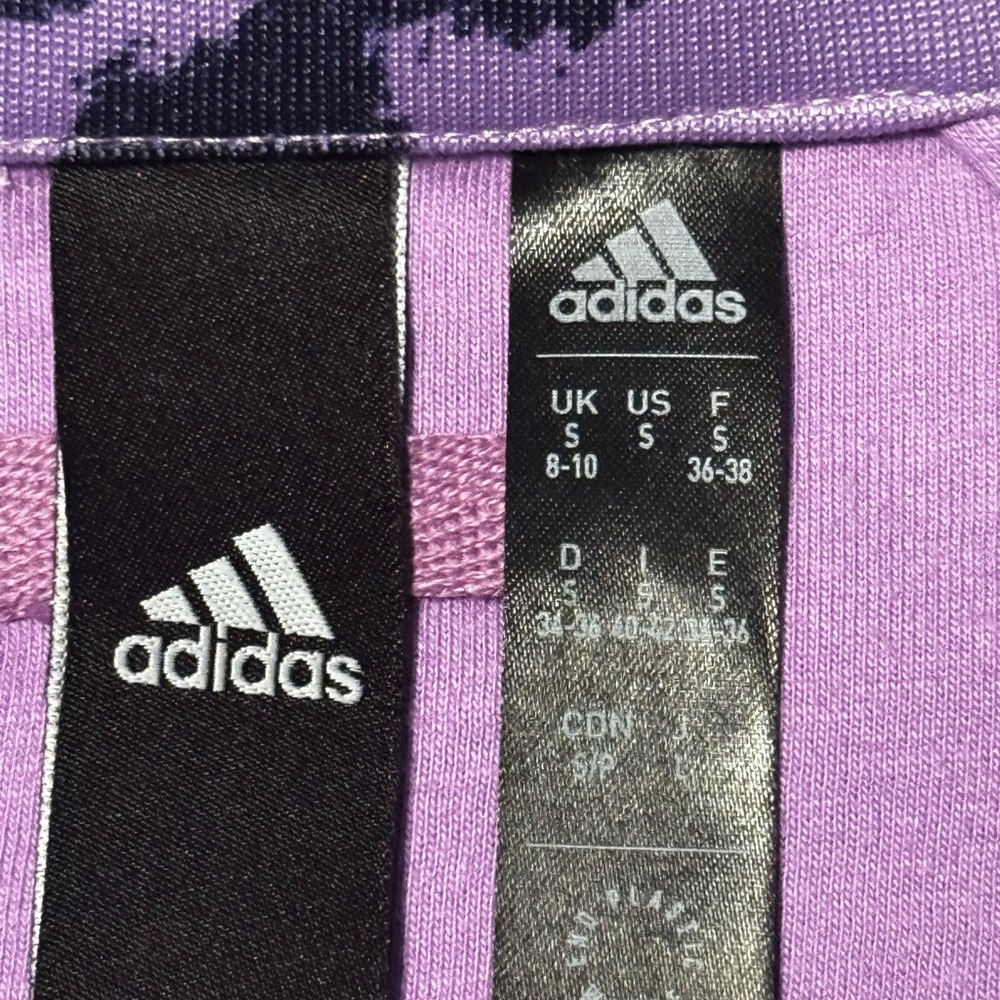 Adidas Women's Lilac and Black Jacket - Size S - Picture 3 of 3